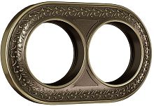 Рамка-ретро универсальная Werkel Antik Runda 2-м. металл бронза картинка